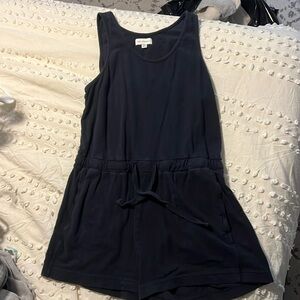 Dark gray romper